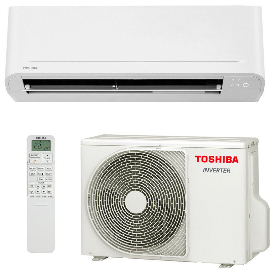 Wall Mounted Air Conditioner Toshiba Seiya Connect RAS-B05S4KVG-E + RAS-05E2AVG-E Home AC Control Wifi