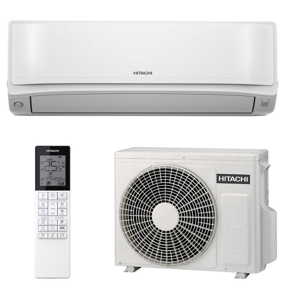 Wall Mounted Air Conditioner Hitachi airHome 600 RAK-VJ50RHAE + RAC-VJ50WHAE AirCloud Go Wifi