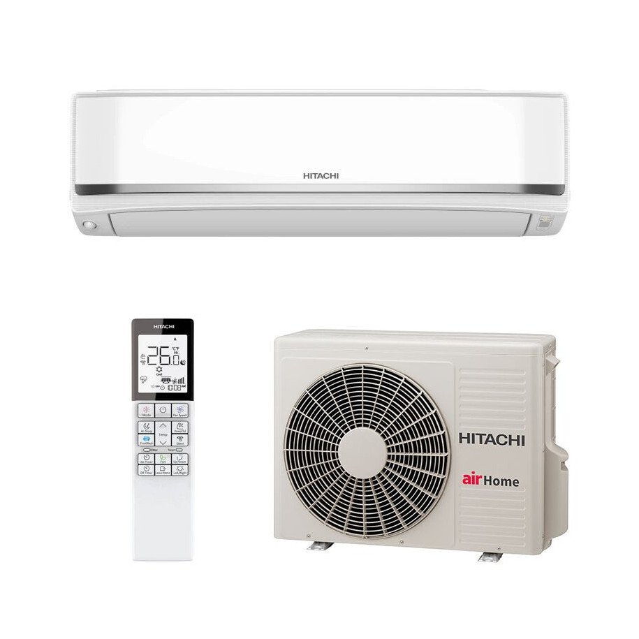 Wall Mounted Air Conditioner Hitachi airHome 800 RAK-XJ25RHAE + RAC-XJ25WHAE AirCloud Go Wifi