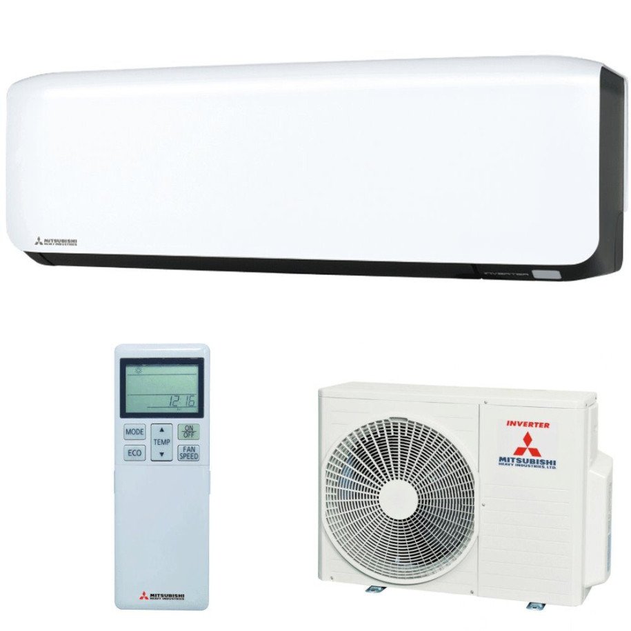 Wall Mounted Air Conditioner Mitsubishi Heavy Industries Premium SRK50ZS-WFB + SRC50ZS-W2 Bi-Color Smart M-Air Wifi