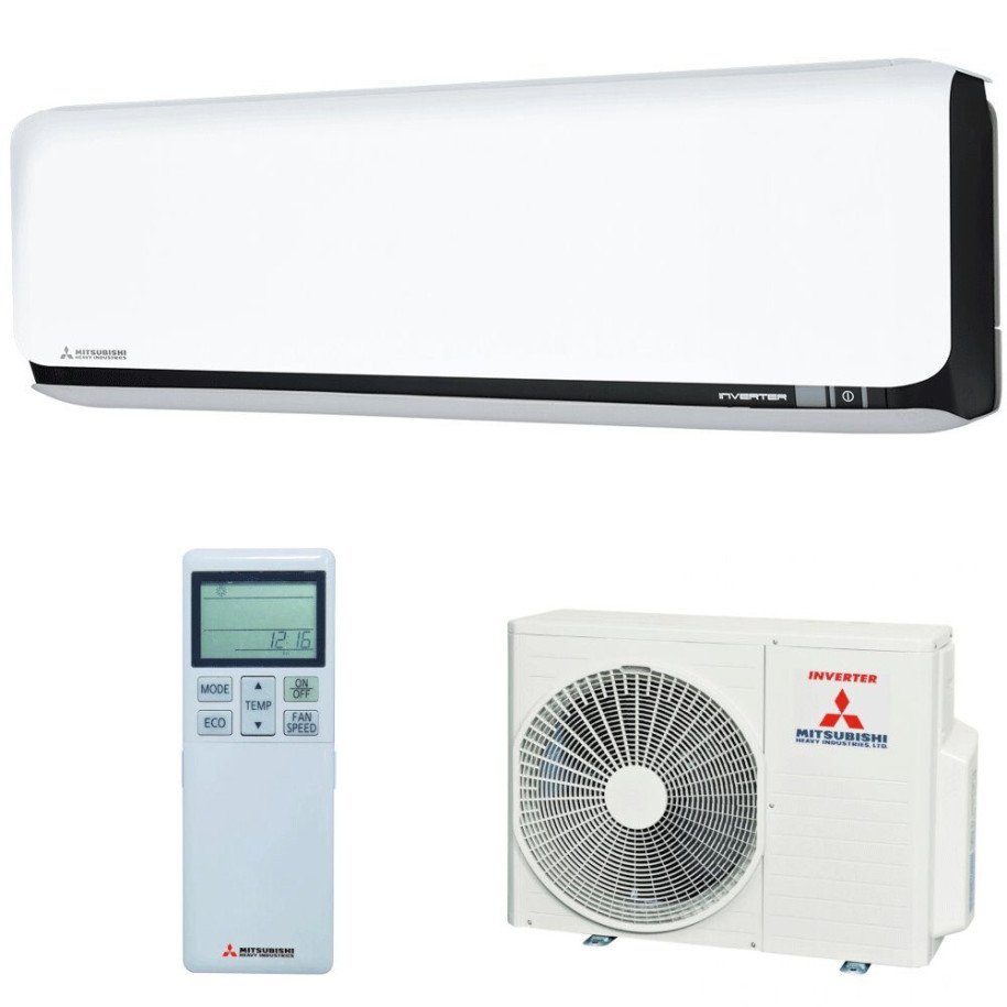 Wall Air Conditioner Mitsubishi Heavy Industries Diamond SRK50ZSX-WFB + SRC50ZSX-W2 Bi-Color Hyperinverter Smart M-Air Wifi