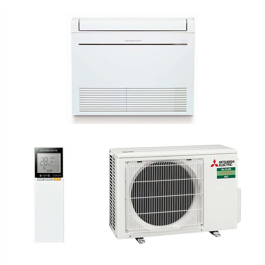 Floor Standing Air Conditioner Mitsubishi Design MFZ-KT35VGK + SUZ-M35VA MelCloud Wifi
