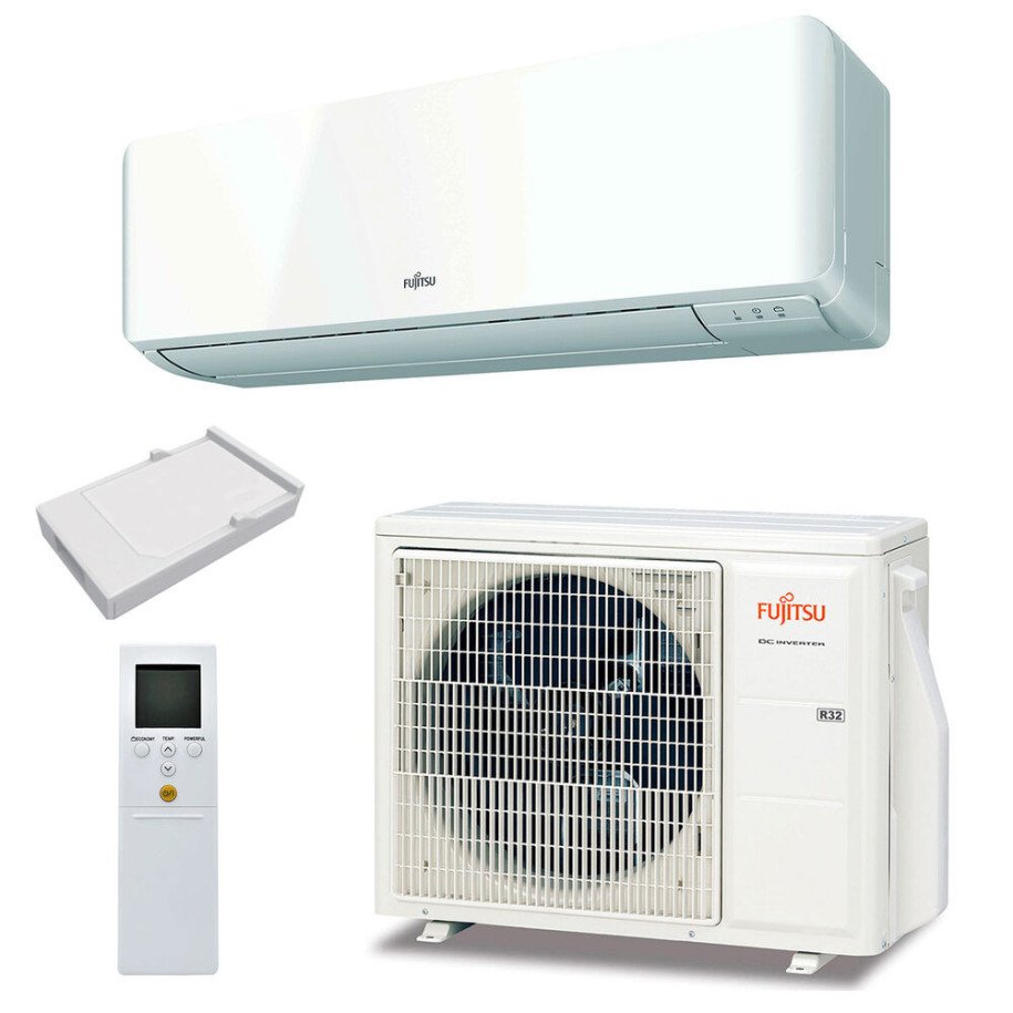 Wall Mounted Air Conditioner Fujitsu Standard Series ASYG09KMCF + AOYG09KMCCA Airstage Mobile WiFi