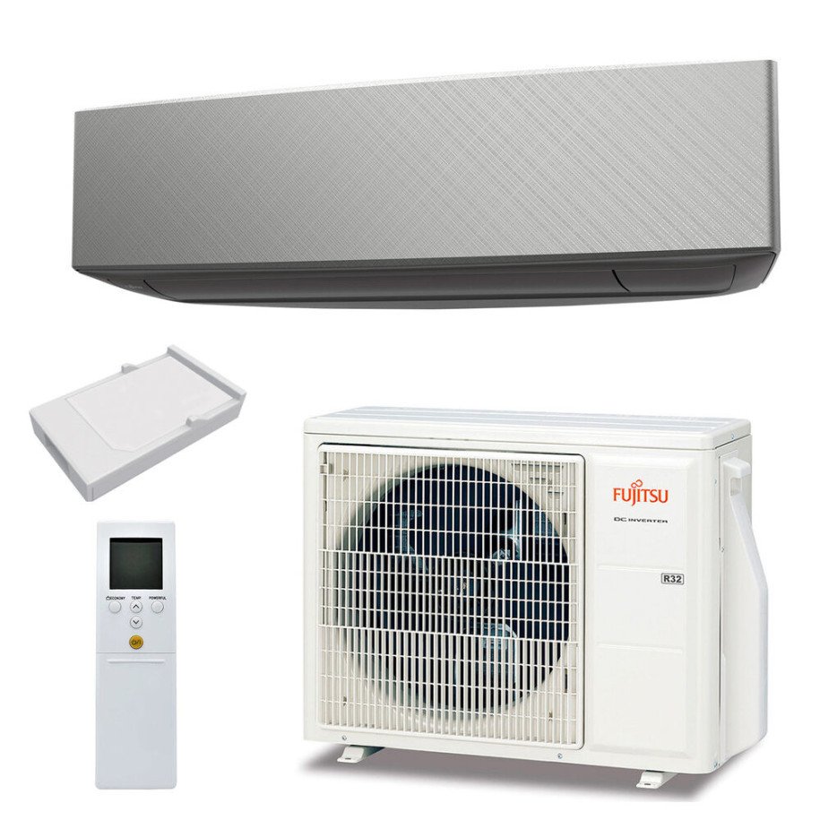 Fujitsu ASYG12KETF-B + AOYG12KETA Beauty Design Silver WiFi Series