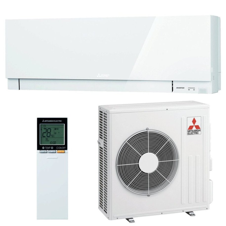 Wall Mounted Air Conditioner Mitsubishi Design MSZ-EF50VGKW + MUZ-EF50VG White MelCloud Wifi