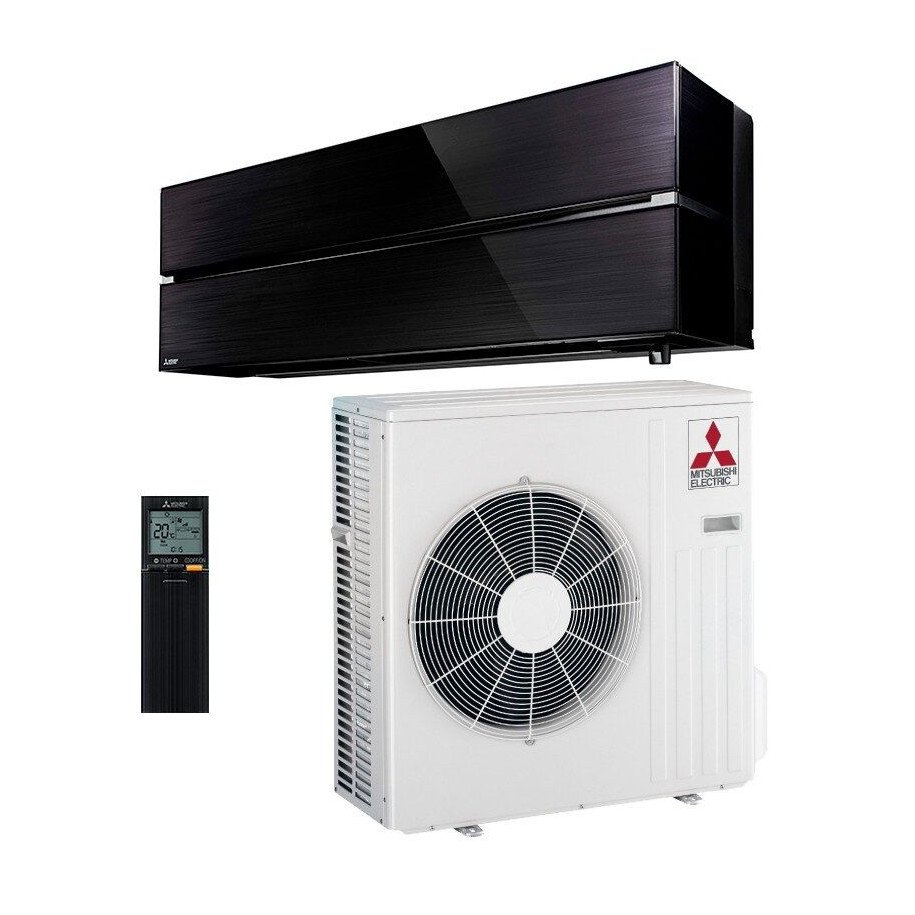 Wall Mounted Air Conditioner Mitsubishi Design Premium MSZ-LN60VG2B + MUZ-LN60VG2 Black MelCloud Wifi