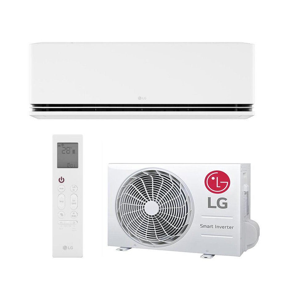 Wall Mounted Air Conditioner LG DualCool AI Air Deluxe H24S1DA.NS1 + H24S1DA.U24 Wifi