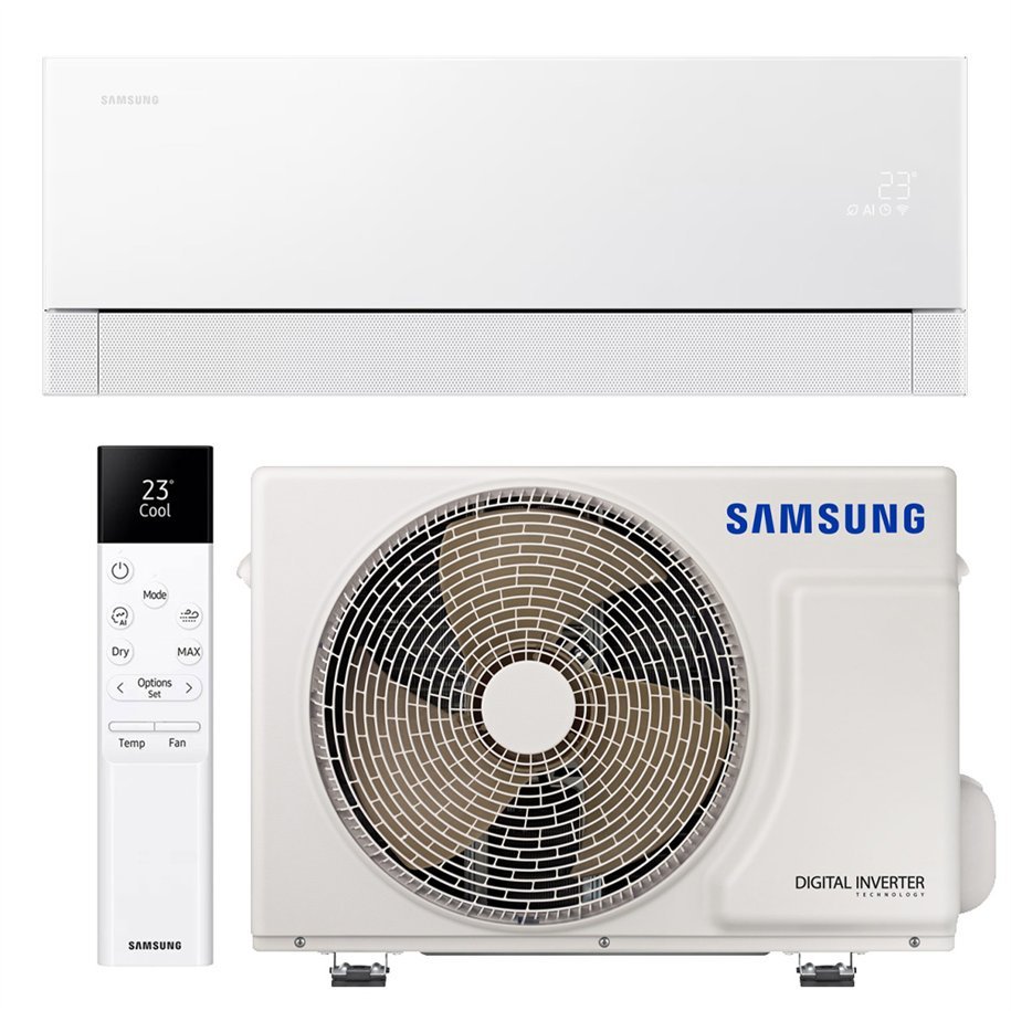 Wall Mounted Air Conditioner Samsung WindFree Permière AR70H15C1AWNEU + AR70H15C1AWXEU White